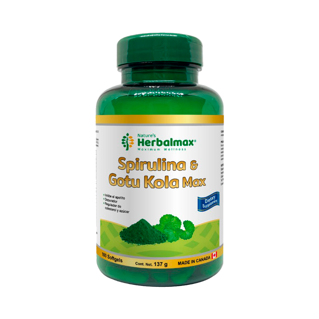 Spirulina y Gotu Kola Max